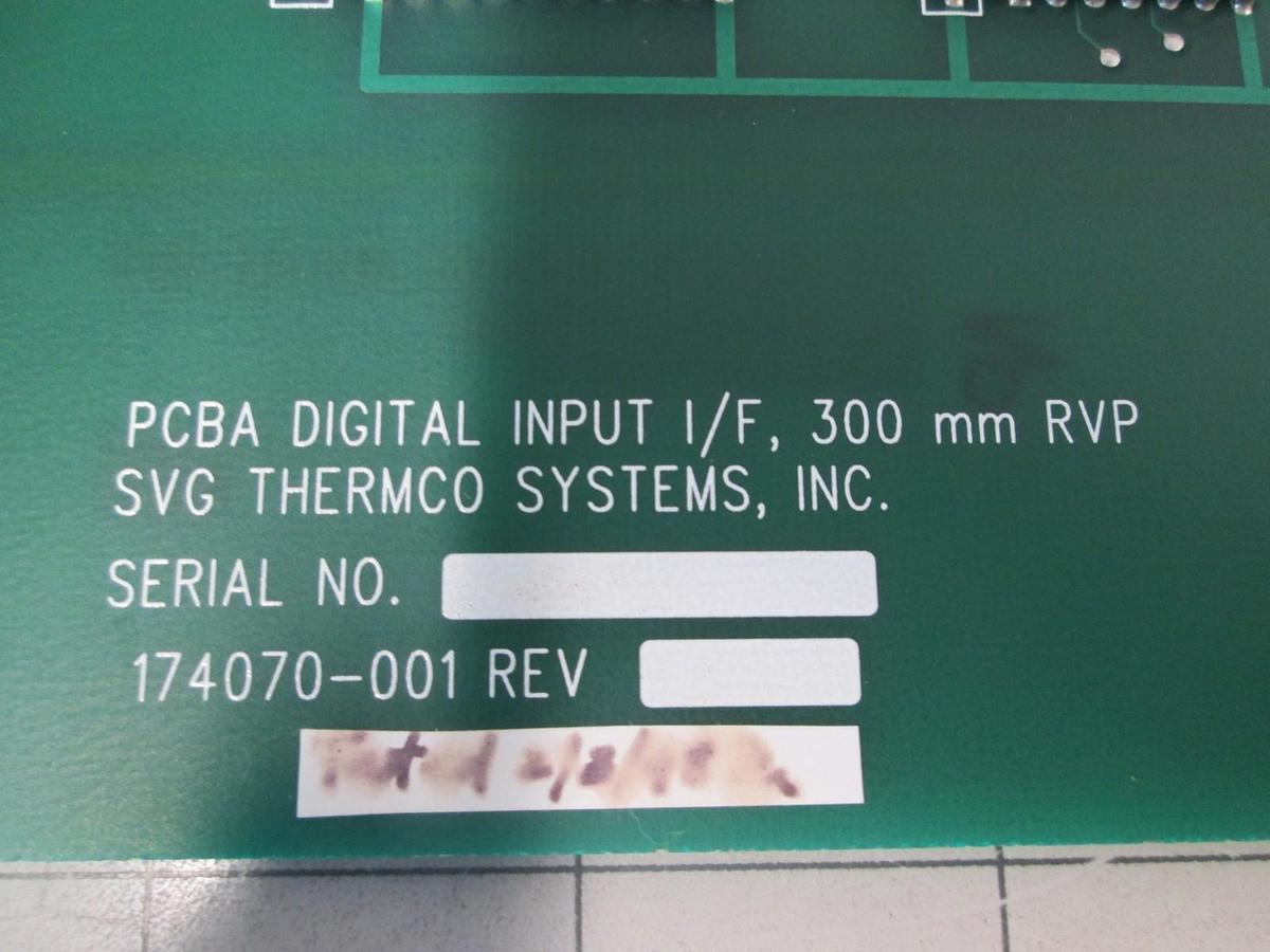 Used SPT Micro, 174070-001, PCBA Digital Input I//F, 300 mm RVP, PCB Assy, New
