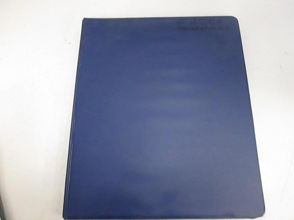 Used HP 16500A Logic Analysis System Programming Reference, Used
