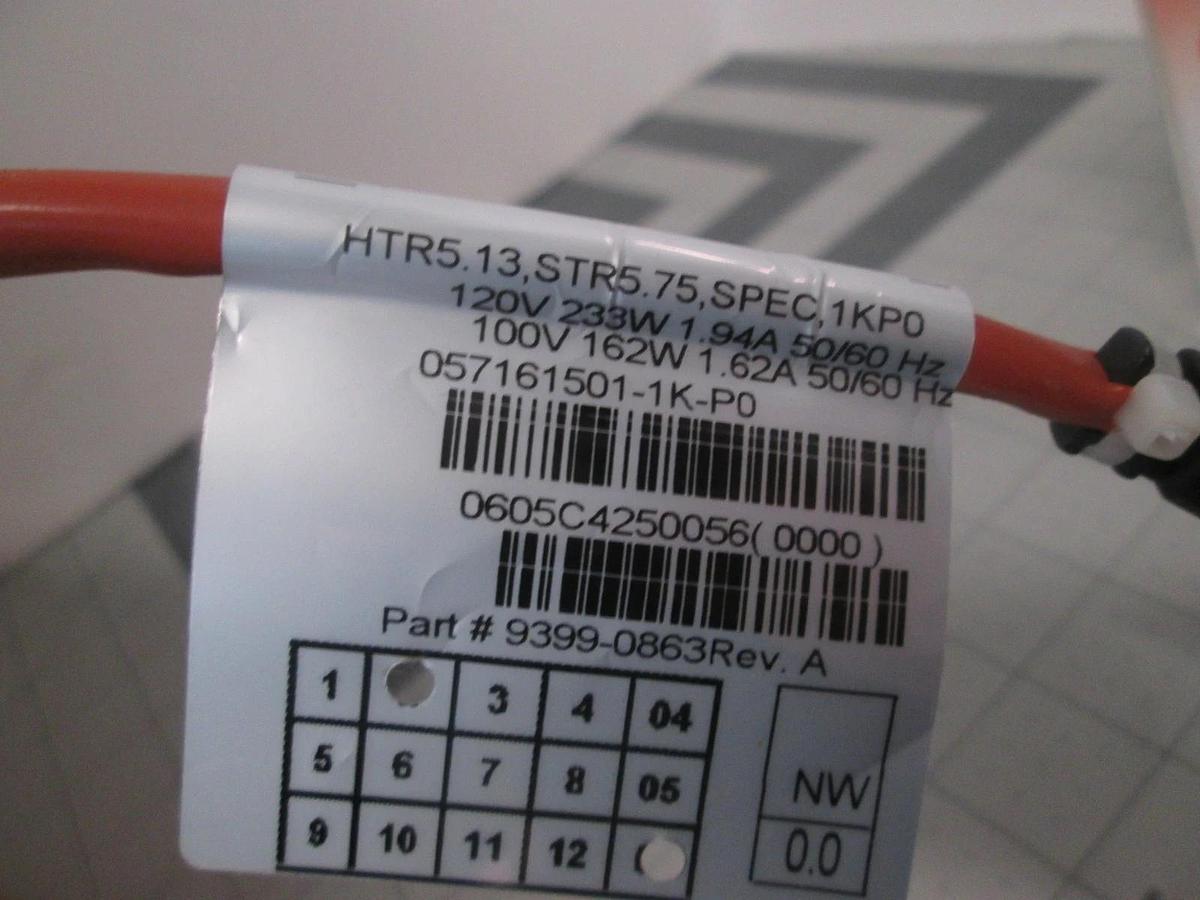 MKS Instruments, 9399-0863, Heater Jacket for Type K AVP200 Cannister, New