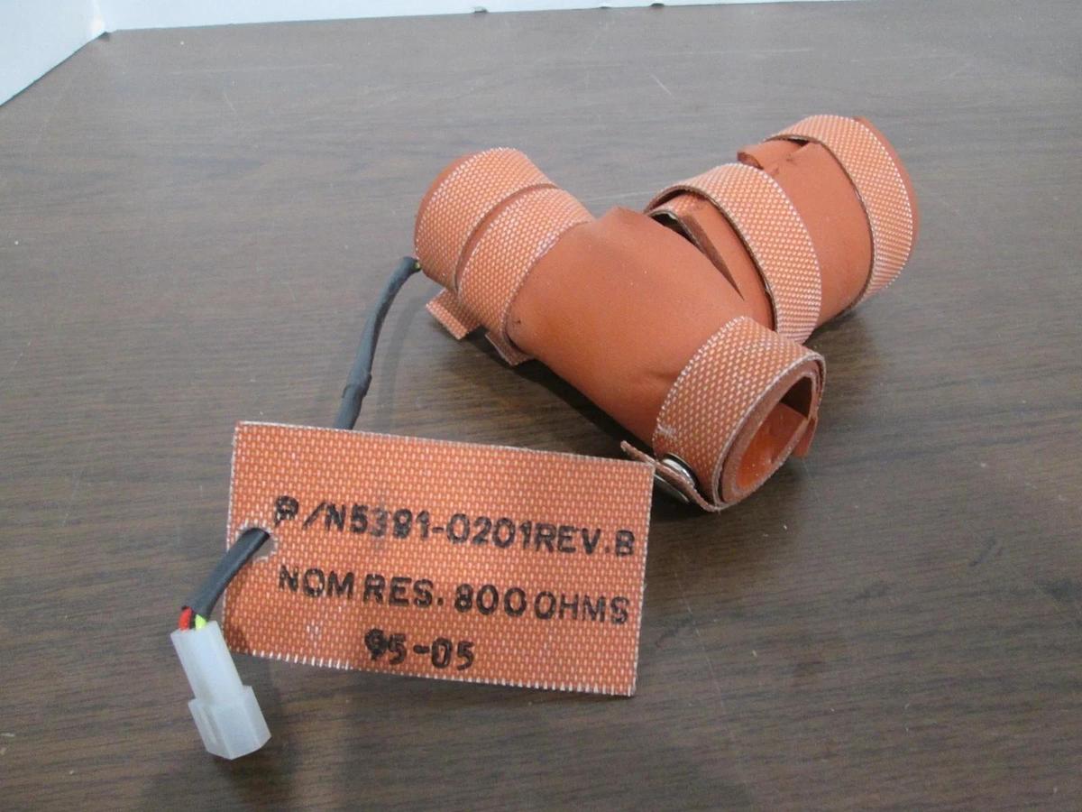 Used Watlow, 5391-0201 REV B, Silicon Rubber Heater, 800 OHMS, 95-05, Used