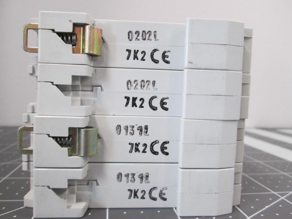 Used ABB, S272-K2A, 2A 2 Pole K Curve Circuit Breaker 220/380VAC DIN Rail Lot of 2