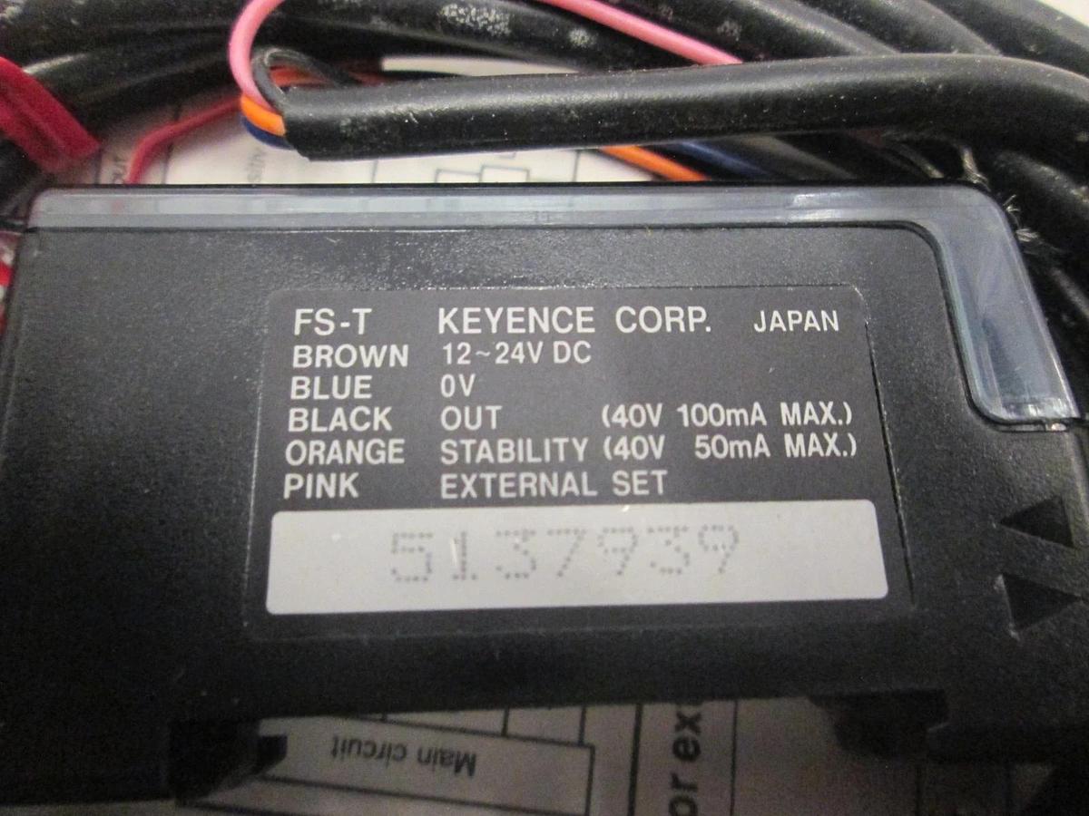 Keyence, Fiberoptic Sensor, FS-T22D w/ Instructions, New