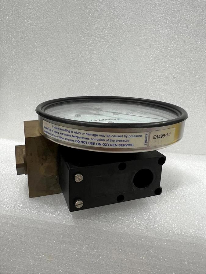 Used Ashcroft, 45-1131-AD-25L-XEM-V4-60# Differential Pressure Gauge 0-60 PSID, Used