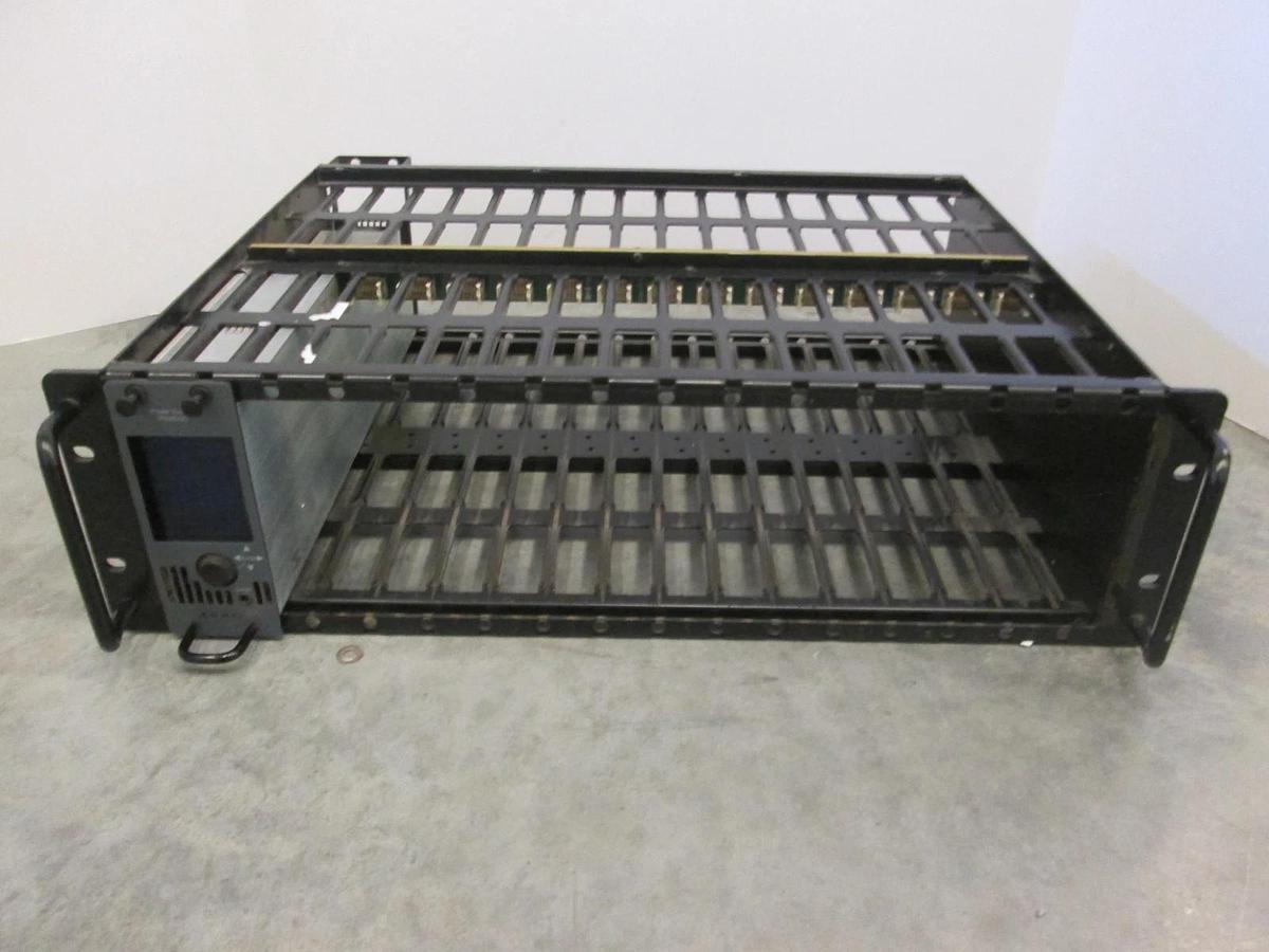 Used Aurora, Model CH3000N, 16/8 Slot Chassis w/ 1 PS3005D Power Supply, Used