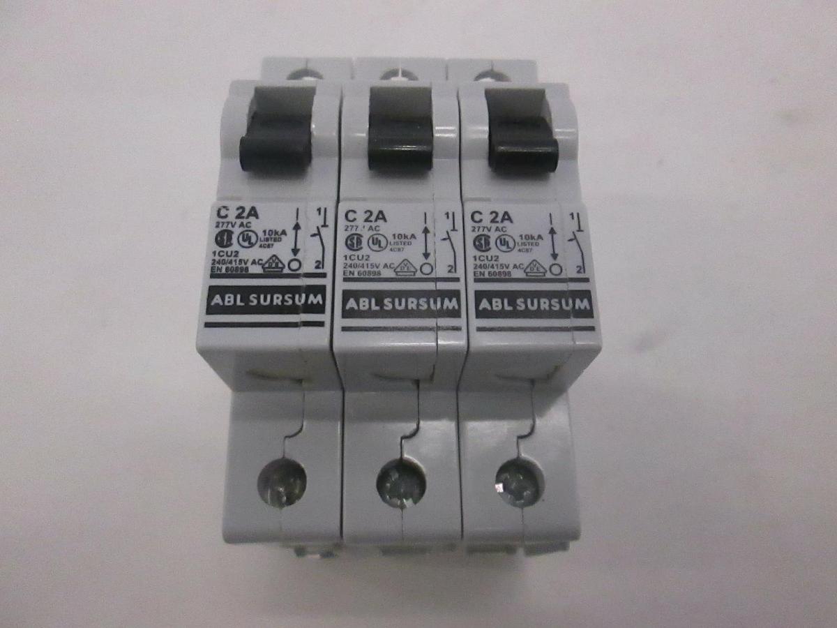 Used ABL Sursum, C 2A Breaker, Used, Lot of 3