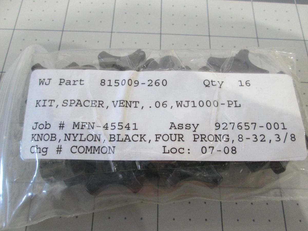Watkins Johnson, 927657-001, WJ1000 APCVD Vent Spacer Kit, New