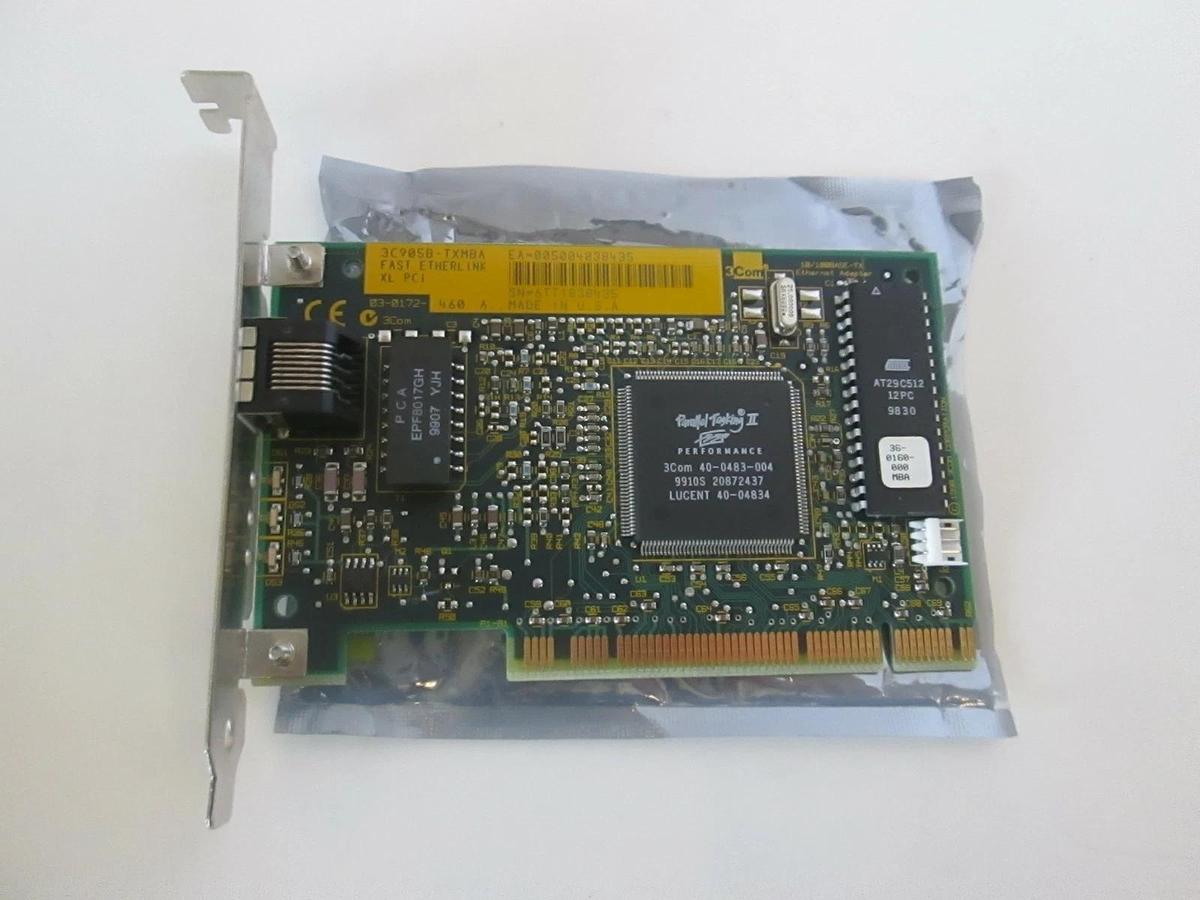 Used 3COM, Ethernet Adapter, 10/100BASE-TX, Used