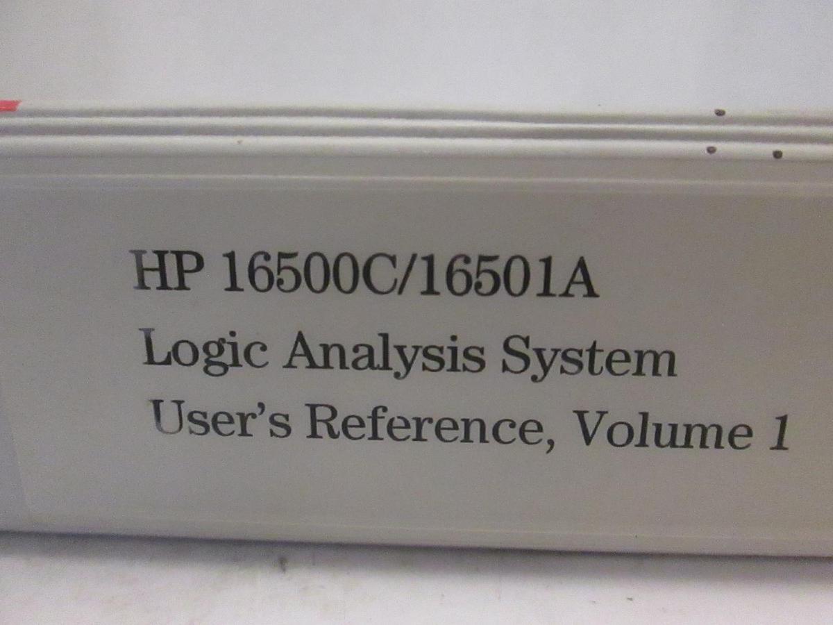 Used HP Model 16500C/16501A Logic Analysis System User's Reference Volume 1, Used