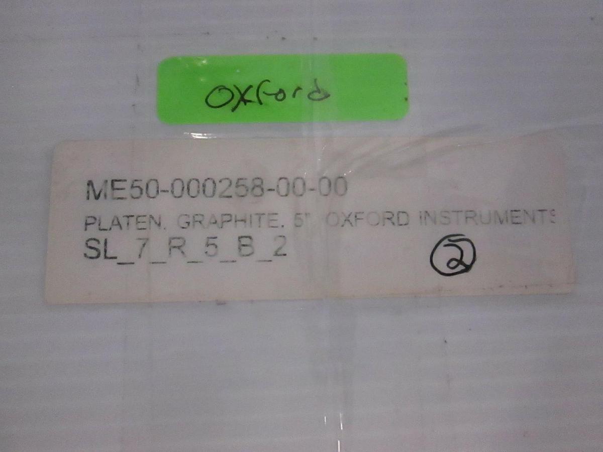 Oxford Instruments, Graphite, Platen, 5", ME50-000258-00-00, New, Lot of 2