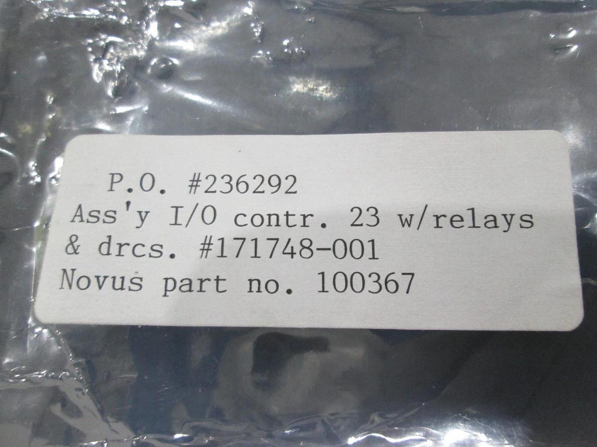 Novus, 171748-001, Assy I/O Controller 23 w/ Relays & DRCS., New