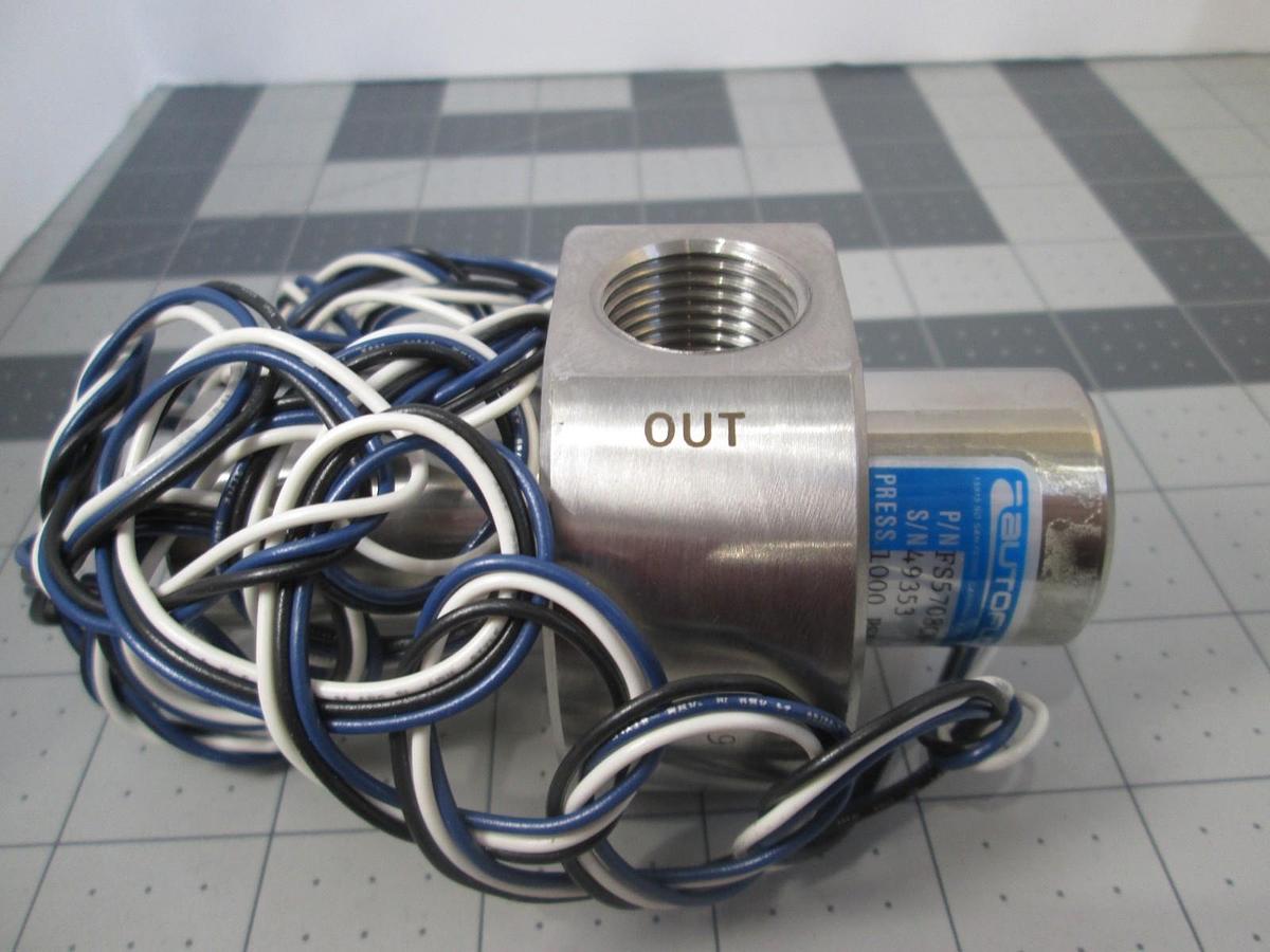 Used Autoflow, FS5708CV-9, Airflow Valve,1000 PSIG, Used