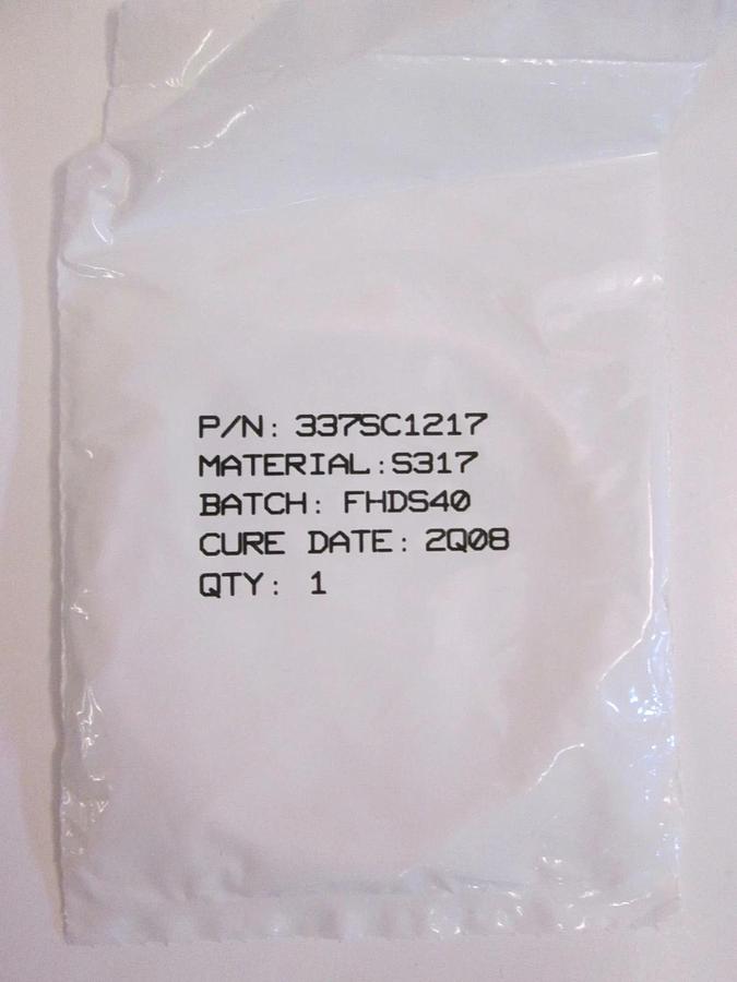 Used International Seal Co, 337SC1217, White, S317, O-Ring Lot of 28