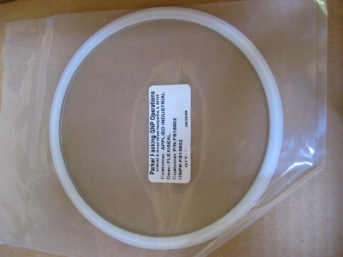 Used AMAT 3700-02848 Flexiseal Helicoil Teflon O-Ring 6.172" OD GNP: FS16602, New