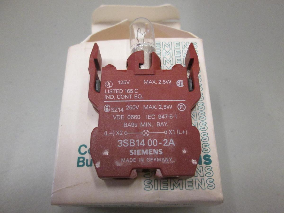 Seimens 3SB1400-2H Pilot Light Module, New