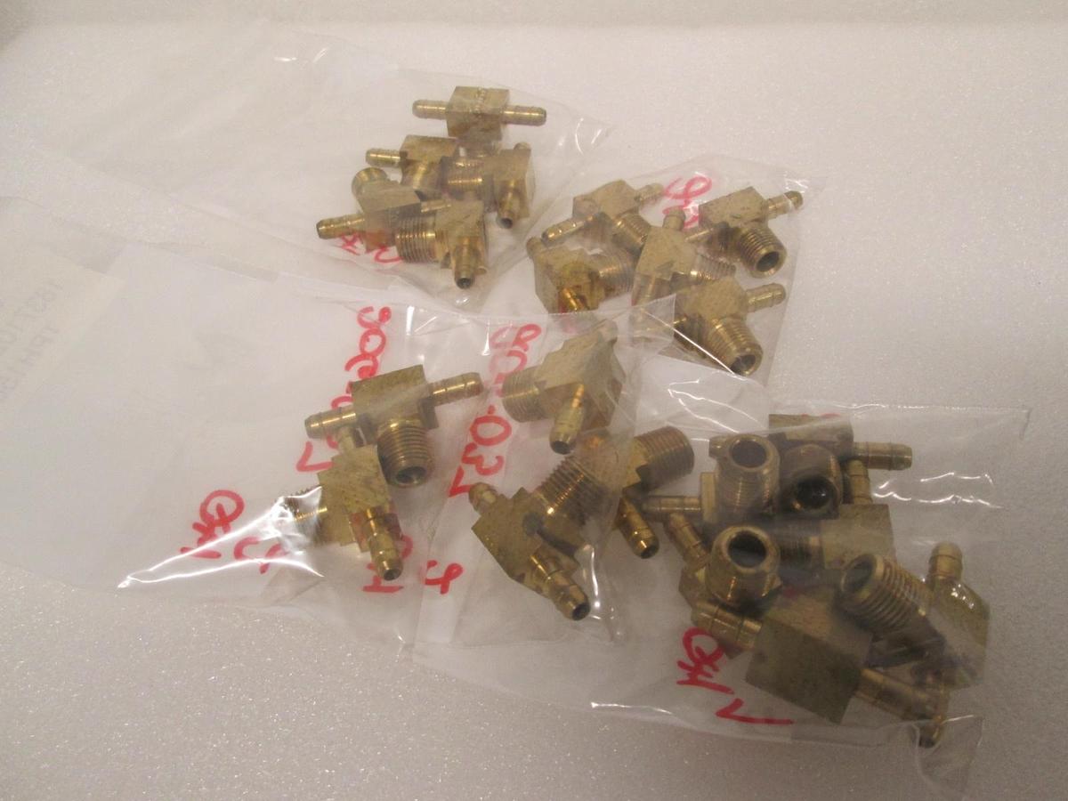 3 Way Valve Fitting, Brass, 206-037, New. Lot of 21