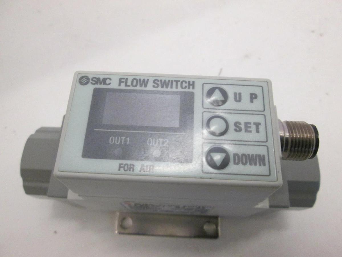 Used SMC, PF2A751-04-27, Digital Flow Switch, Used