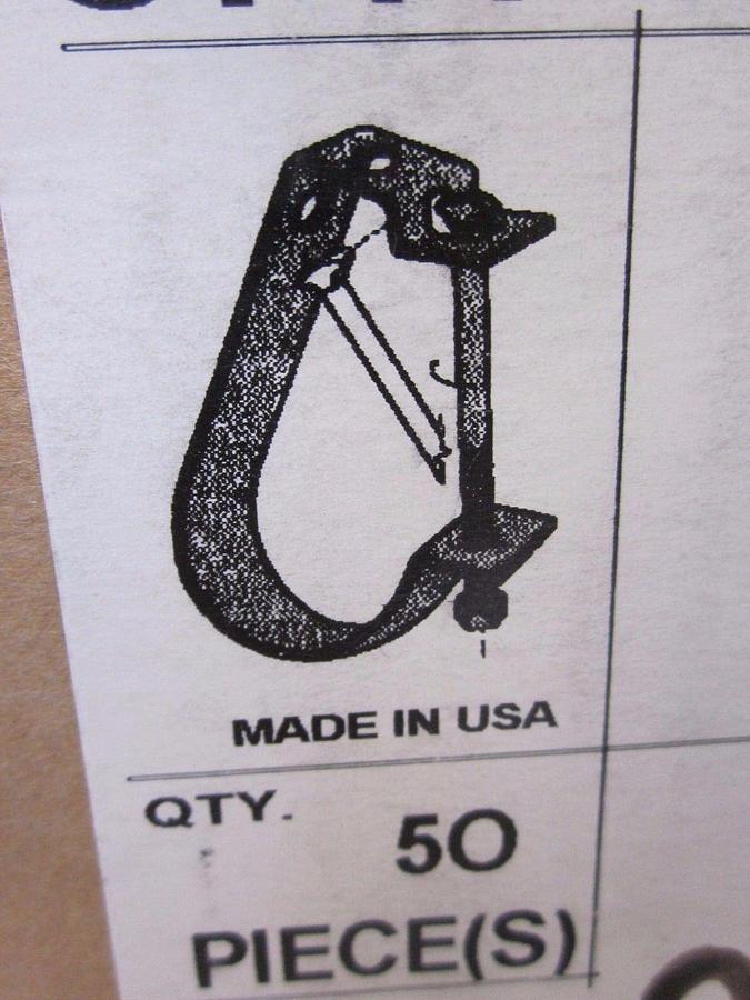 Used Thomas & Betts Superstrut J Pipe Hanger for 1" Pipe C711 1 - Box of 50