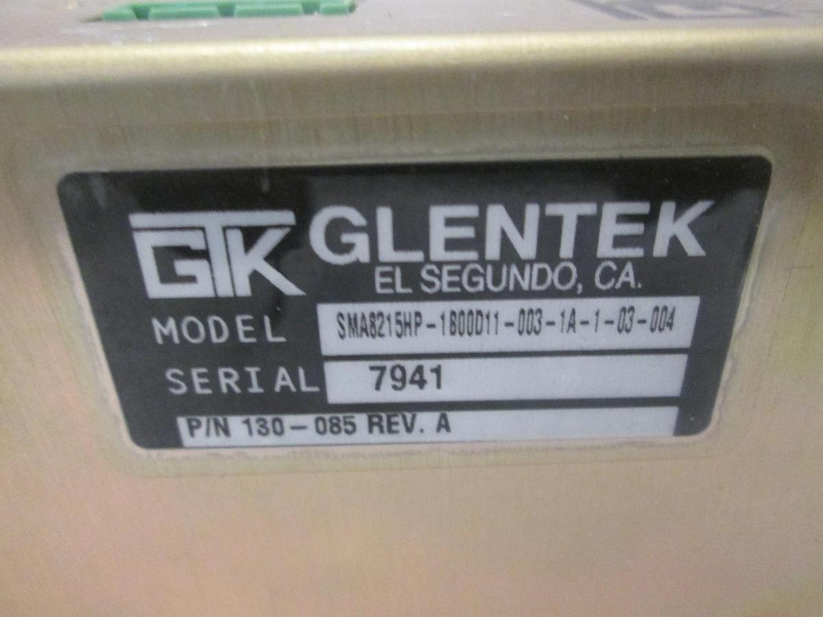 Used GLENTEK MOTION CONTROL SOLUTIONS, SMA8215-1A-1, BRUSHLESS AMPLIFIER, New
