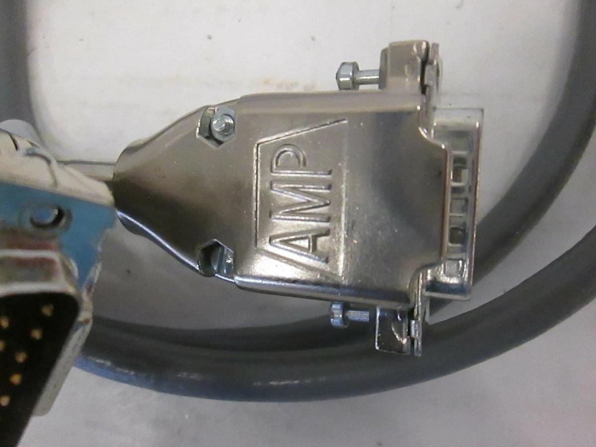 Used 9700-3185-01 Wire Cable Assy with 15 Pin Amp Connector, Used, Lot of 2