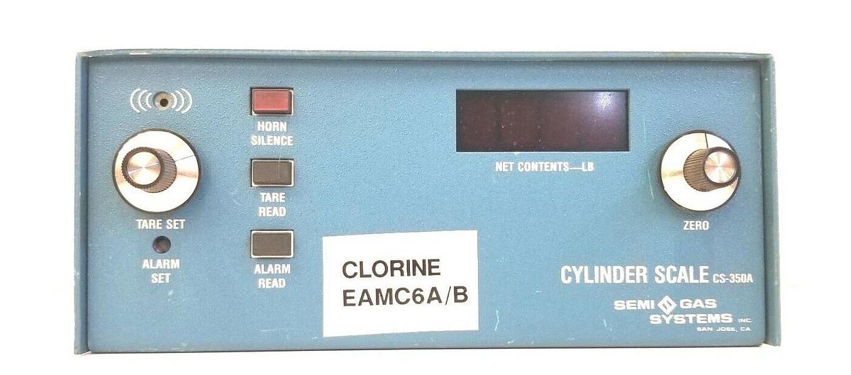 Used Semi-Gas Systems CS-350A Cylinder Scale , Used