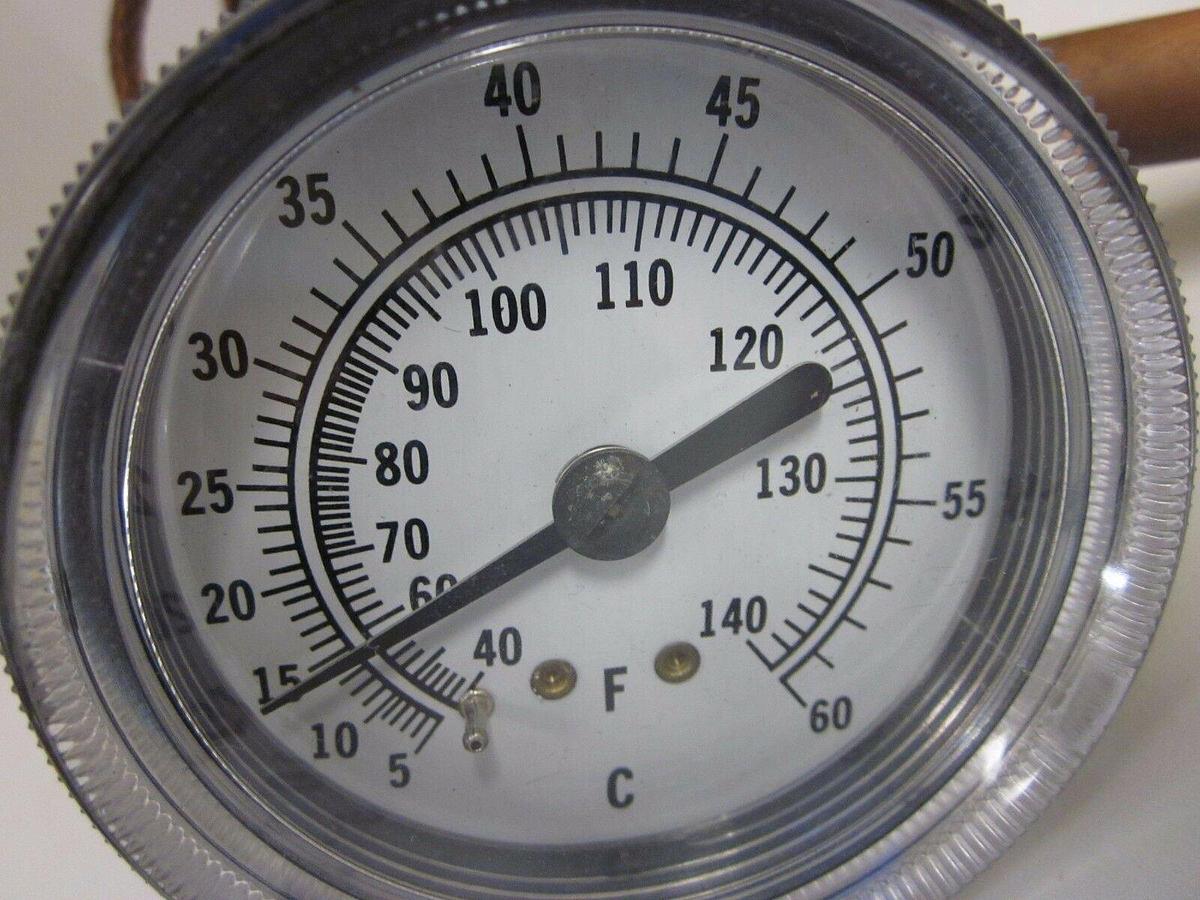 Temperature Gauge and Probe 5-60°C/ 40-140°F , Carlton Industries 51-X-OX-171 DS