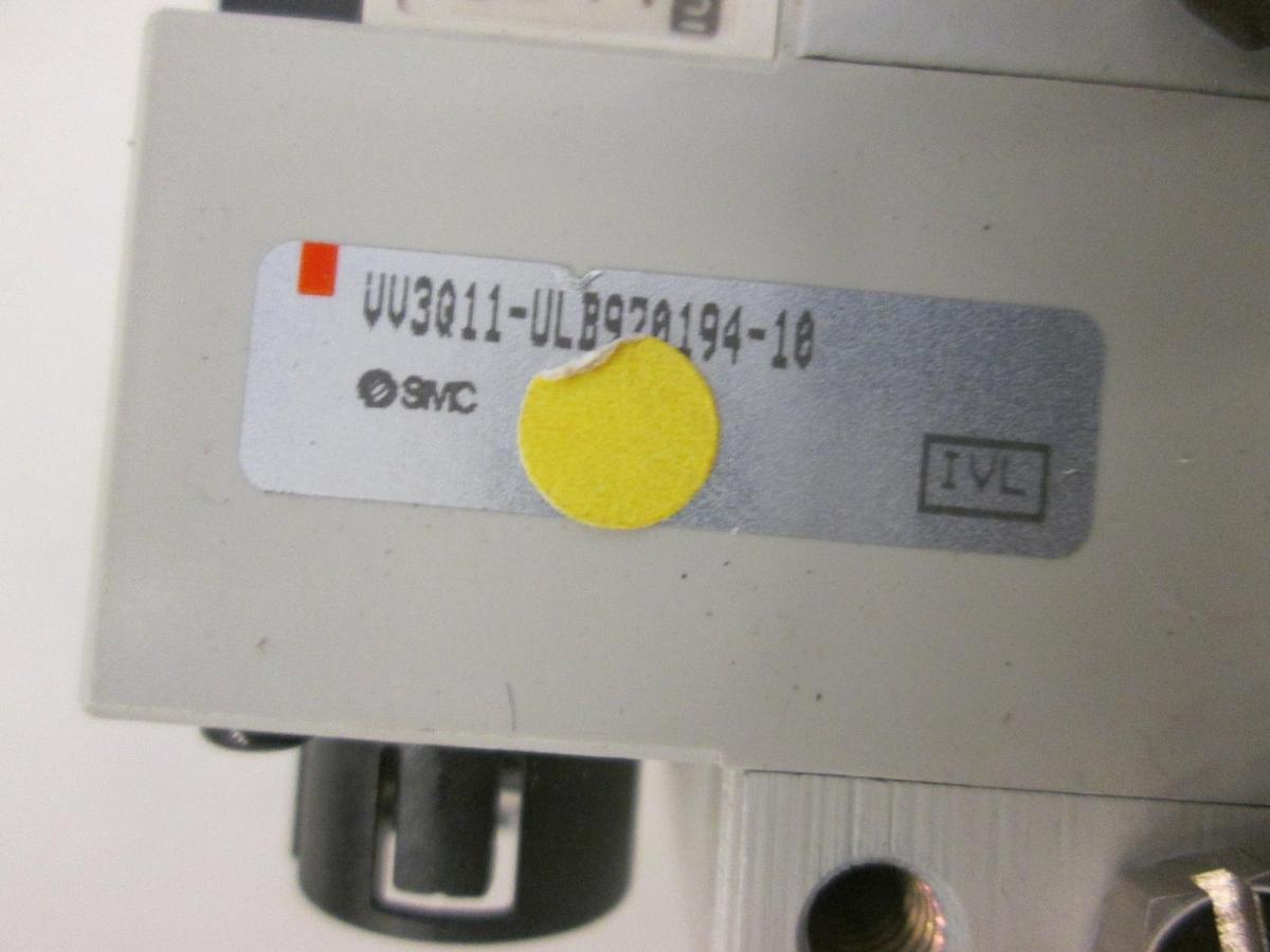 Used SMC, VV3Q11-ULB970, 10 Pos Manifold Assy w/ VQ110Y-SF, Used