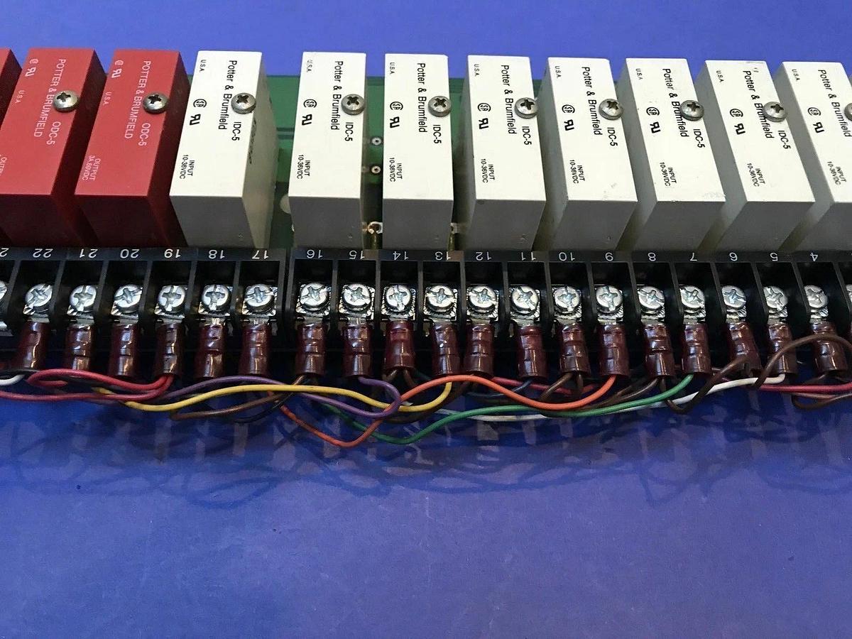 Used Gordos Arkansas PB-16 Board w/ 12 Relay Modules, Used