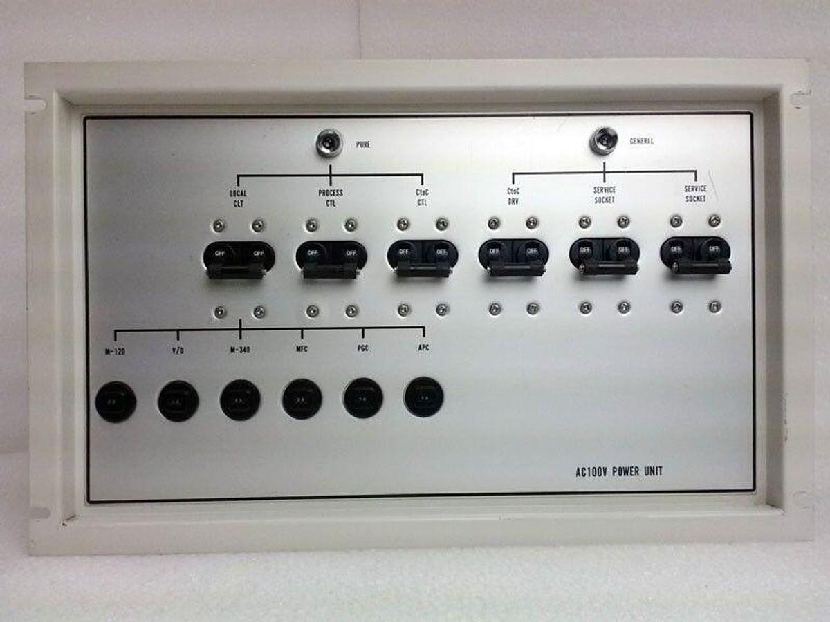 Used TEL (Tokyo Electron Ltd) AC100V Power Unit