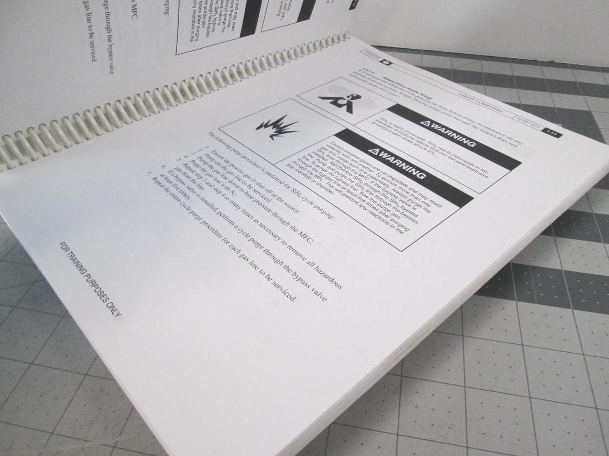 Used AMAT, Precision 5000, Operations and Programming Training Manual, Used