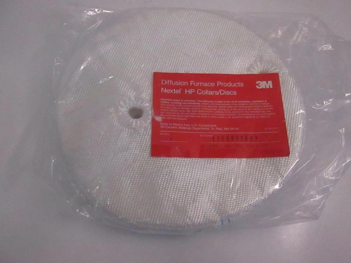 3M Diffusion Furnace Products, Nextel 550 Ceramic Collars/Discs, 111-803687