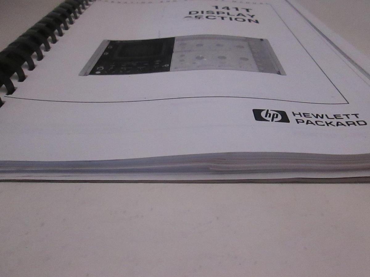 Used HP 141T Display Section Operating and Service Manual, Used