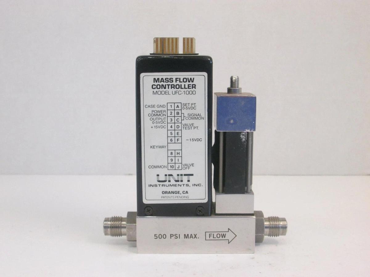 Used Unit UFC-1000, MFC, Mass Flow Controller, O2, 50 SCCM, Used