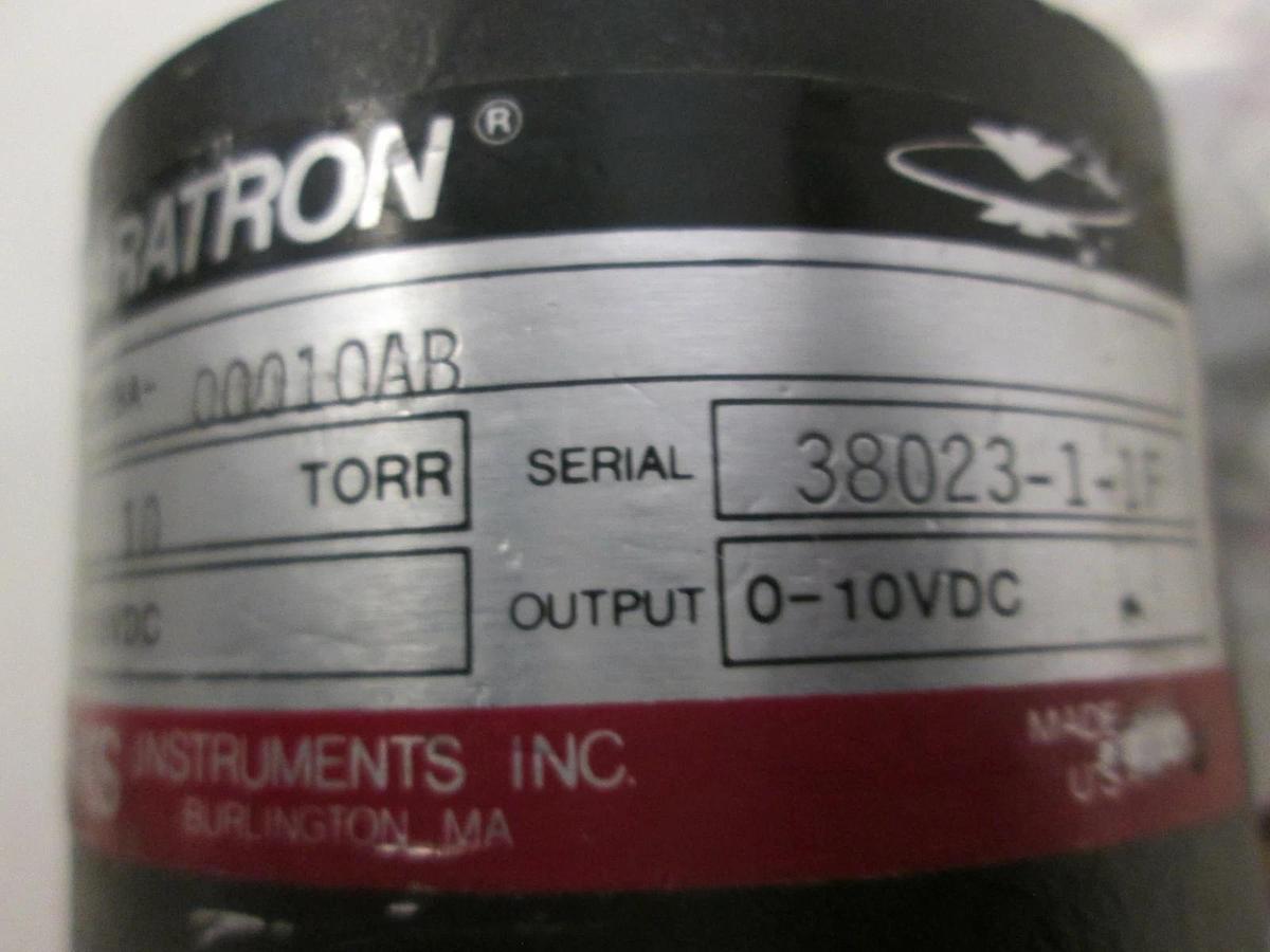 Used MKS, Baratron 10 Torr Pressure Transducer, 222BA-00010AB, Used