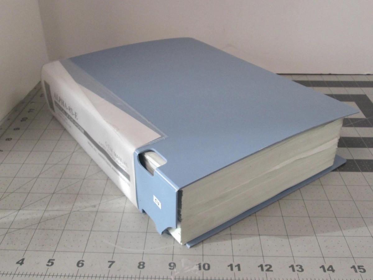 Used TEL Tokyo, ALPHA-8S, O.EM. Manual, P-D-Poly, F- Poly, As-D-Poly, Used