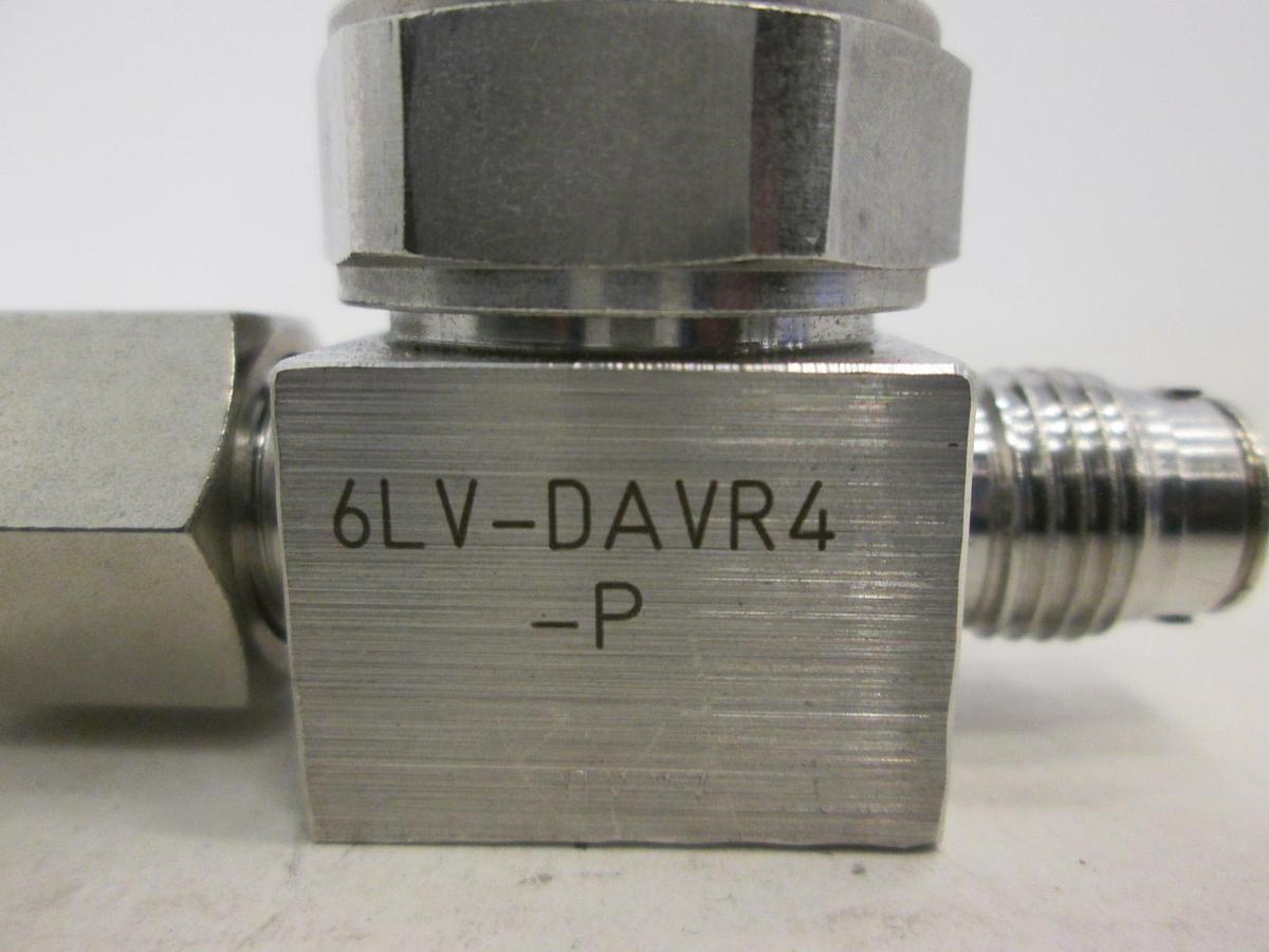 Used Swagelok, Diaphragm Valve, 6LV-DAVR4-P, Used