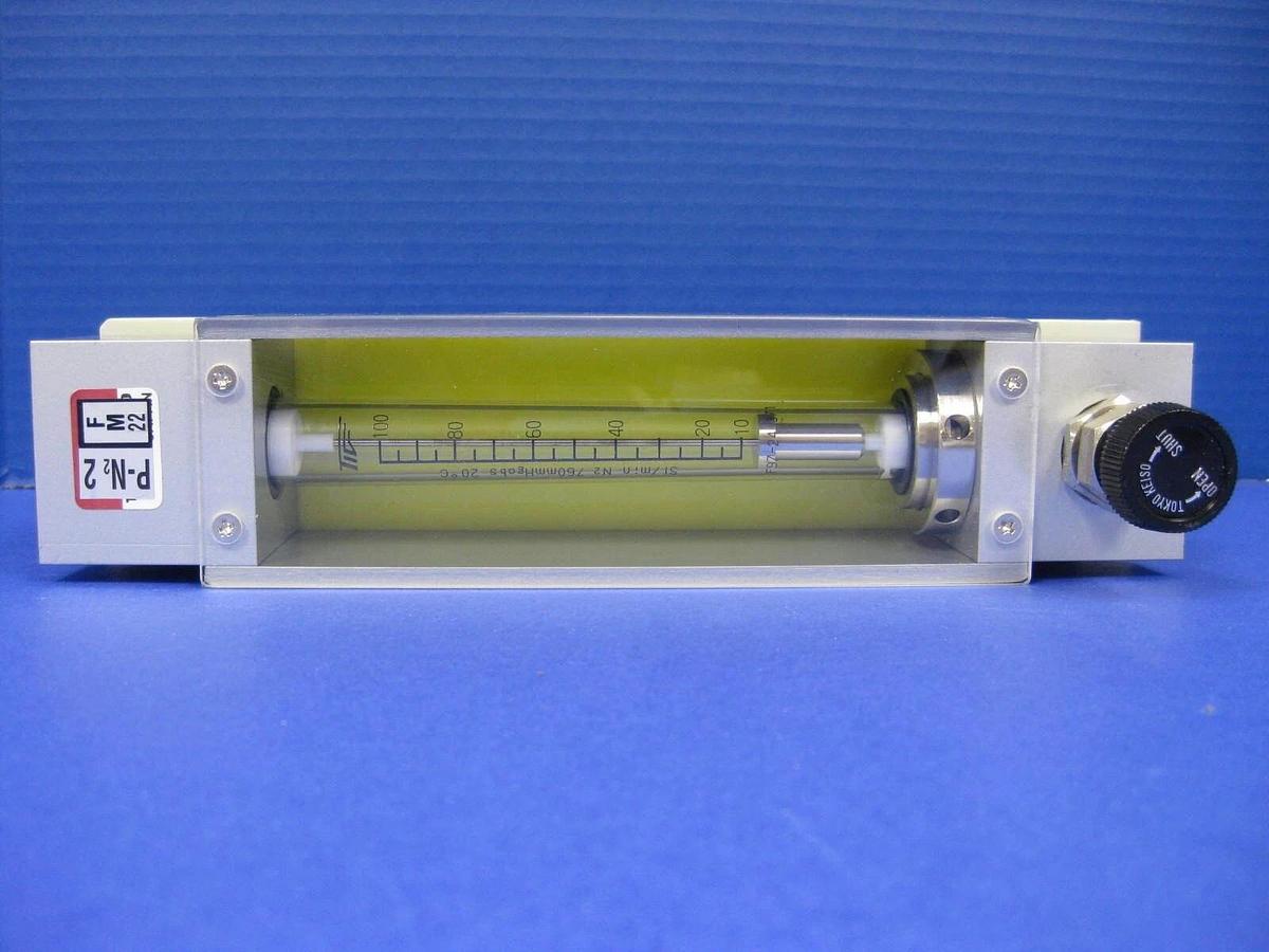 Used Tokyo Keiso F97-241371 Purge Meter, 10-100 Sl/Min N2, Used