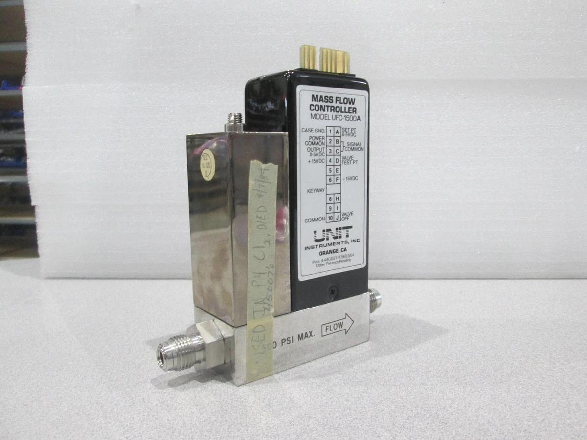 Used Unit Instruments, UFC-1500A, Range 20 SCCM Gas CL2, Used