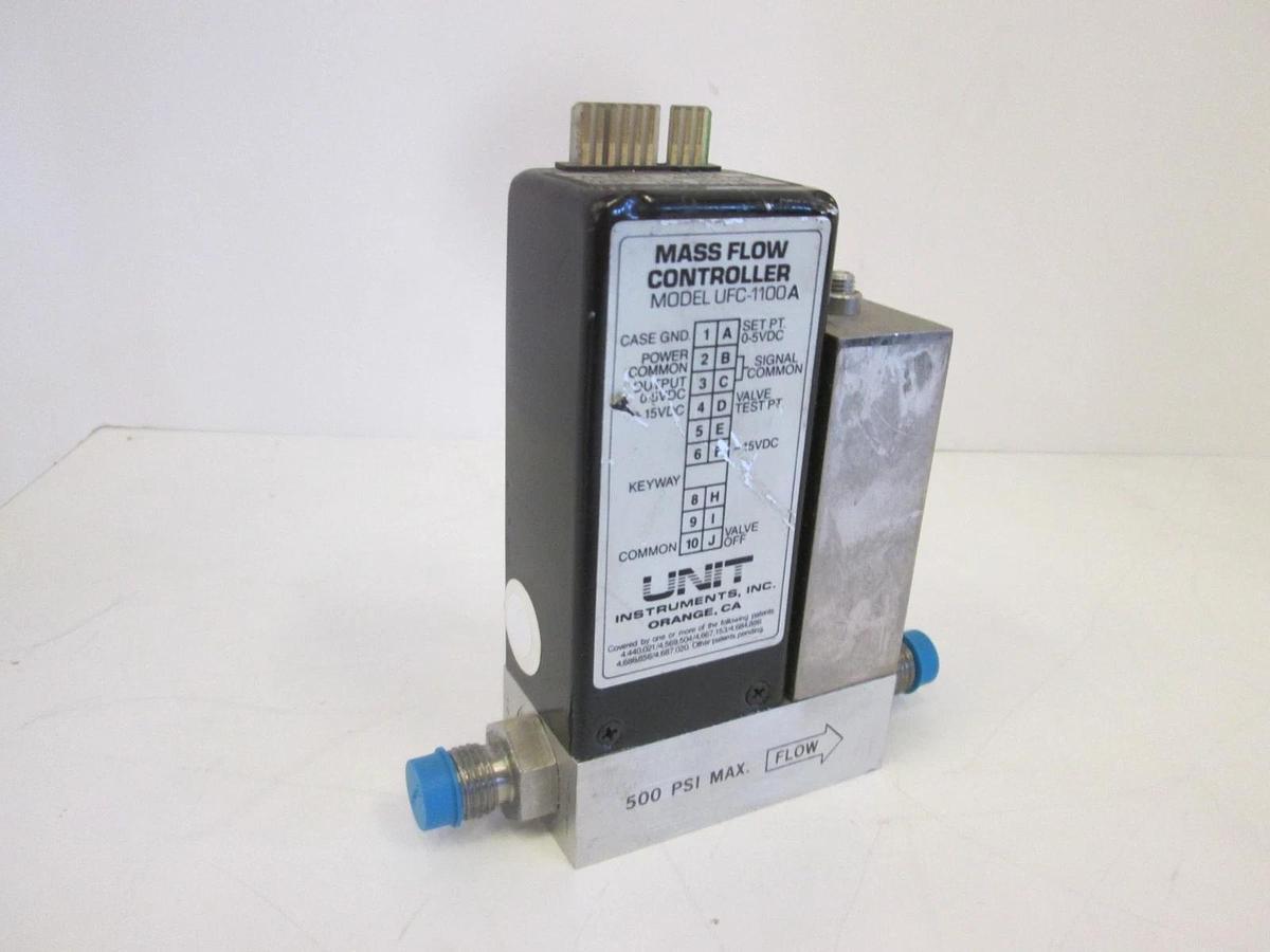 Used Unit Instruments, UFC-1100A, Mass Flow Controller, 25 SCCM, (CH3O)3B, Used
