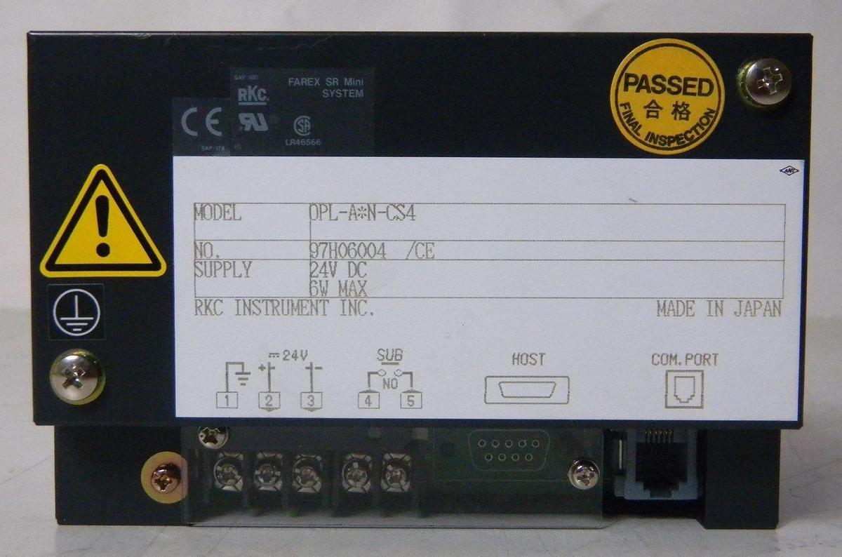 Used RKC Farex OPL-A*N-CS4 SR Mini System Interface Unit, Used