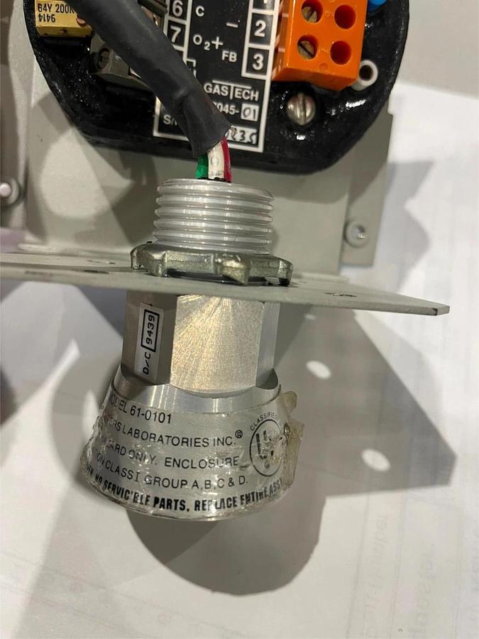 Used GasTech, 57-7045 Sensor Transmitter w/ 61-0101 Amplifier, Used