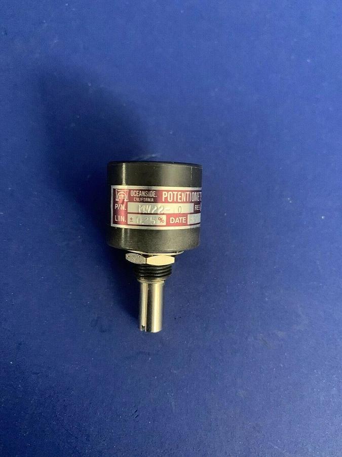 Sakae ETI, MW22-10MM Analyzer Potentiometer, 200 Ohm, 3% , Lot of 5, New