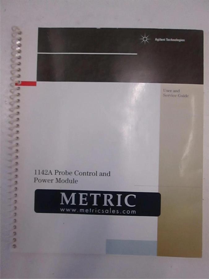 Used Agilent 1142A Probe Control and Power Module User and Service Guide, Used