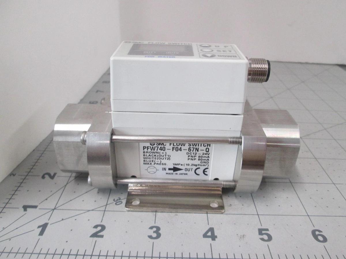 SMC, PFW740-F04-67N-Q, Digital Flow Switch Assy, New