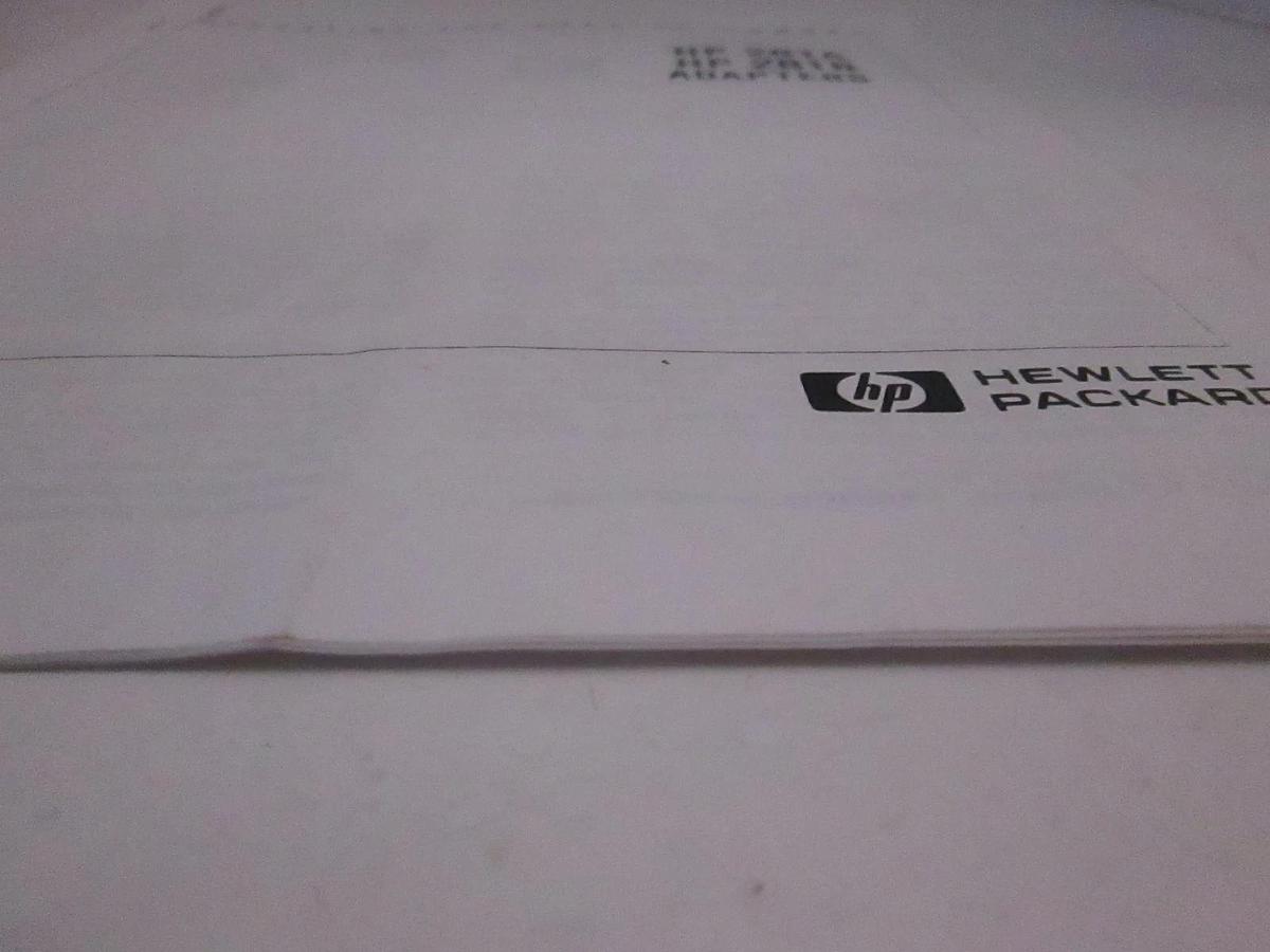 Used HP 281A and 281B Adapter Operating and Service Manual, Used