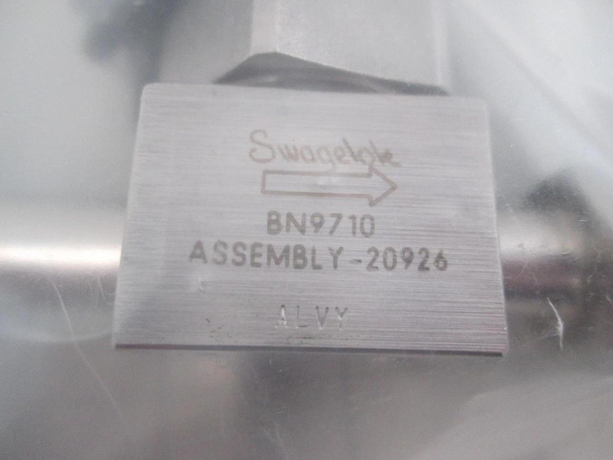 Swagelok, BN9710 Assy 20926, Diaphragm Valve, NC, Hi-Temp-SCD, New