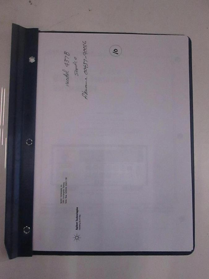 Used HP Model 437B Power Meter Service Manual, 00437-90016, Used