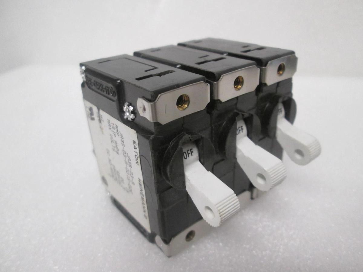 Heinemann, JA3S-D3-A-0015-02E, Circuit Breaker, 3 Pole, 15A, New