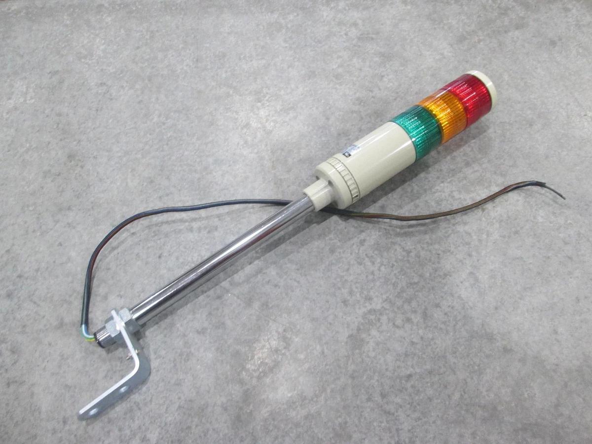 Used Patlite, Model LME-T, Signal Tower, Green, Red, Yellow, 24V, AC/DC, Used