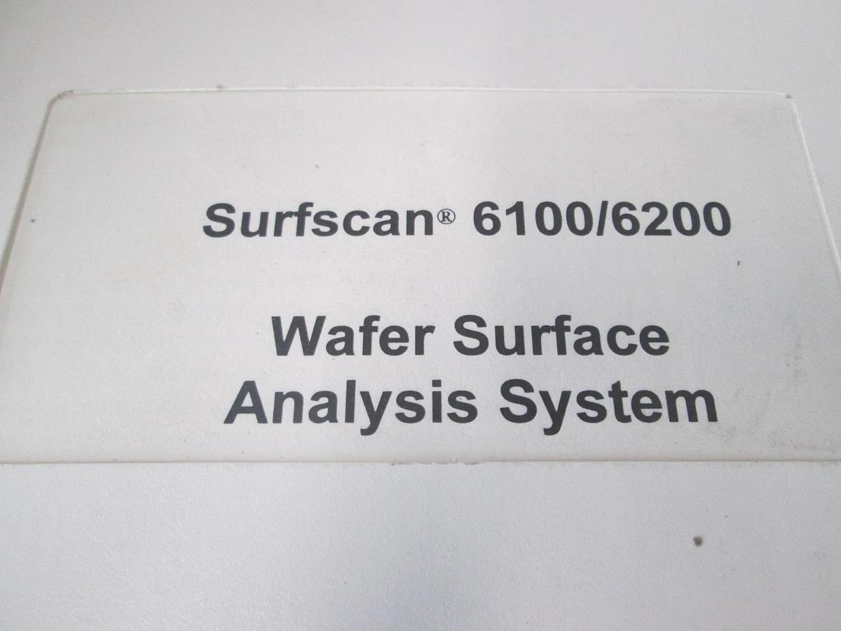 Used Tencor, Surfscan 6100/6200, Wafer Surface Analysis System Manual, Version 3,Used