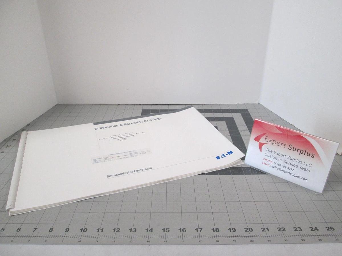 Used Eaton, 0L8000/104/01&/02, High Voltage Power Supply Manual, Used